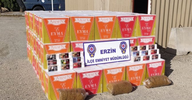 Hatay’da 1 milyon 316 bin 200 kaçak makaron ele geçirildi