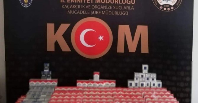 Burdur’da kaçak 550 paket sigara ele geçirildi