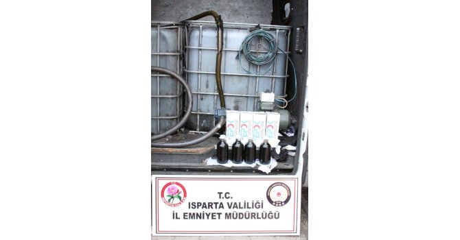 Isparta’da kaçak yakıt ele geçirildi: 2 kişi yakalandı