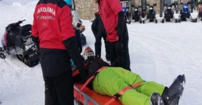 JAK timleri Davraz kayak merkezinde güven veriyor