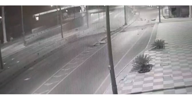 3 genci ölüme götüren kaza güvenlik kamerasında