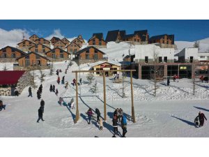 Bungalov evler kış turizminin vazgeçilmezi oldu