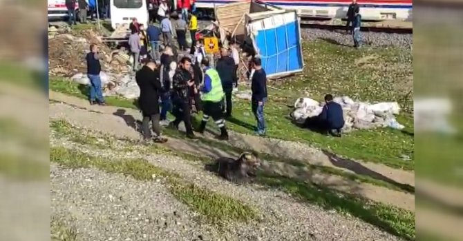 Kahramanmaraş’ta tren kazası