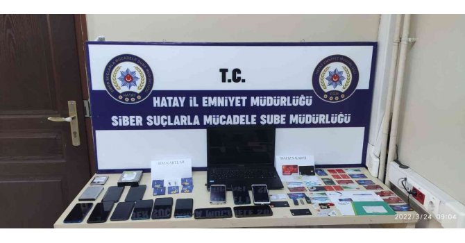 Hatay’da dolandırıcılık operasyonu