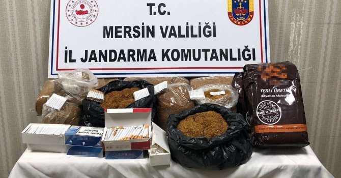 Mersin’de kaçak sigara satan kişi yakalandı