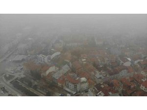 Burdur’da yoğun sis etkili oldu