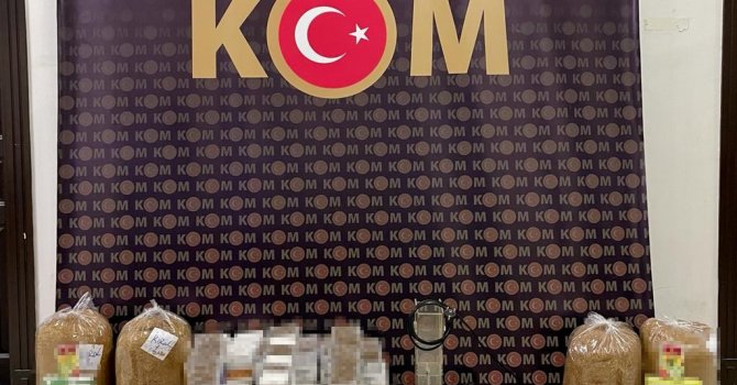 Mersin’de kaçak sigara ve tütün operasyonu