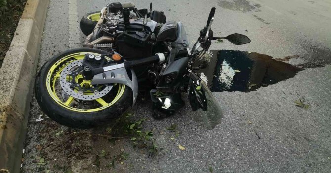 Yaya geçidinde motosikletin çarptığı kadın hastanede hayatını kaybetti