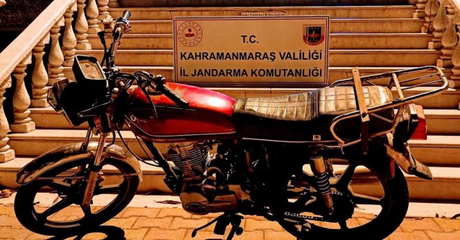 Kahramanmaraş’ta motosiklet hırsızı yakalandı