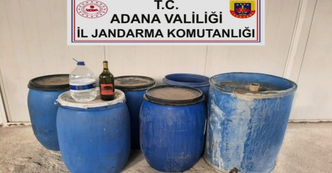 Adana’da sahte içki üretilen eve operasyon