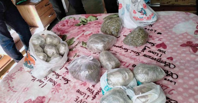 Evinde 4.5 kilo esrar çıktı “içiciyim” dedi