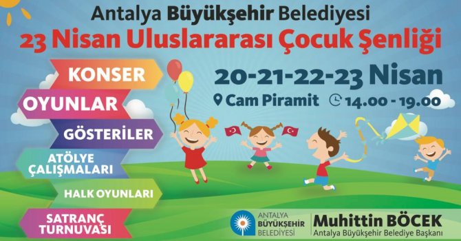 Büyükşehir’den çocuklara 23 Nisan hediyesi