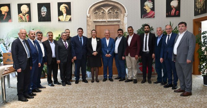 KAYMAKAM ERGÜN’DEN ŞAHİN’E HAYIRLI OLSUN ZİYARETİ