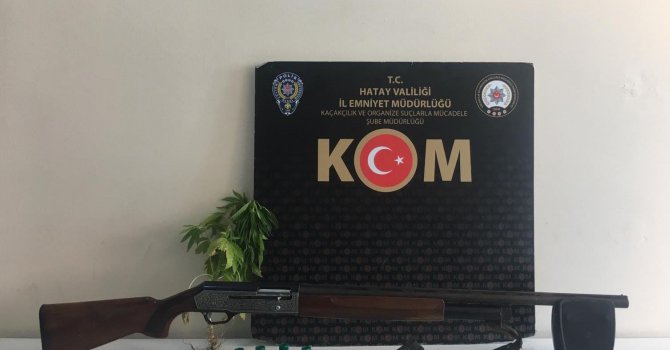 Hatay’da kaçak silah operasyonu