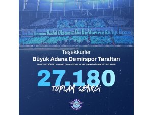 Adana Demirspor, seyirci sayısında haftanın lideri oldu