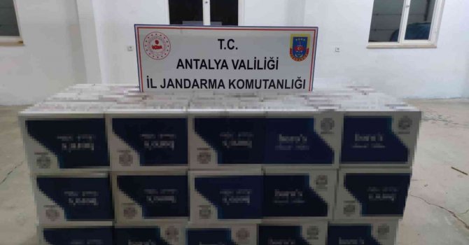 Kontrol noktasında durdurulan kamyondan 500 bin adet makaron çıktı