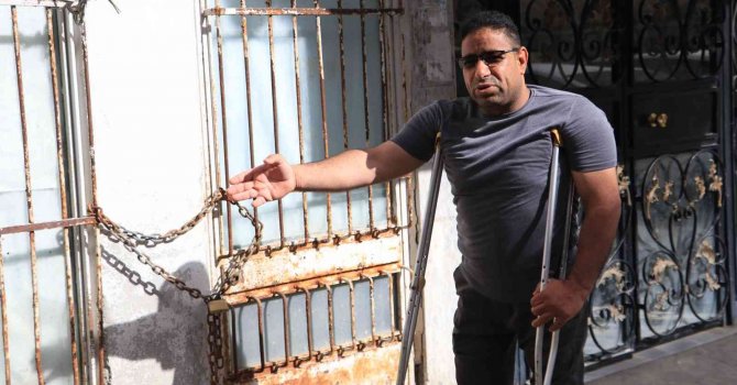 Engelli adamın motosikletini böyle çaldı