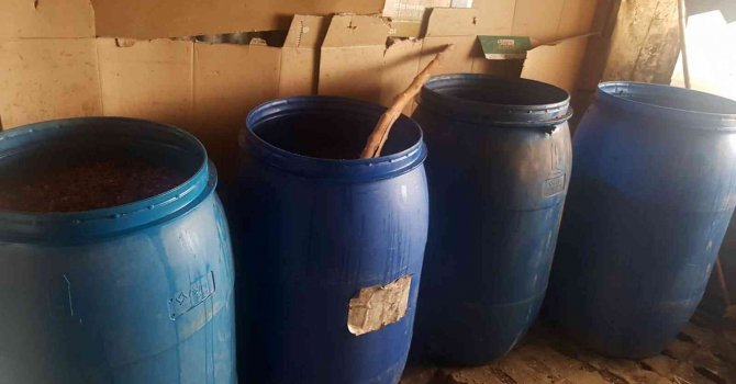810 litre sahte içki ele geçirildi