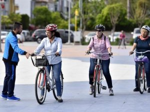Muratpaşa'dan  bisiklet eğitimi