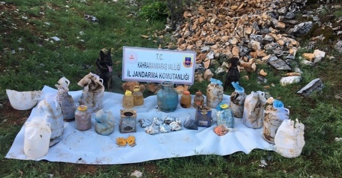 Engizekler’de teröristlere ait gıda deposu imha edildi