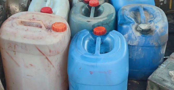 Hatay’da 280 litre kaçak akaryakıt ele geçirildi