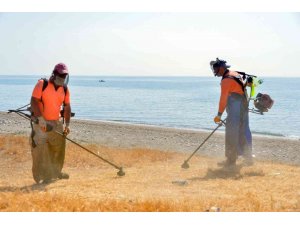 Mersin Büyükşehir Belediyesi, plajları yaza hazırlıyor