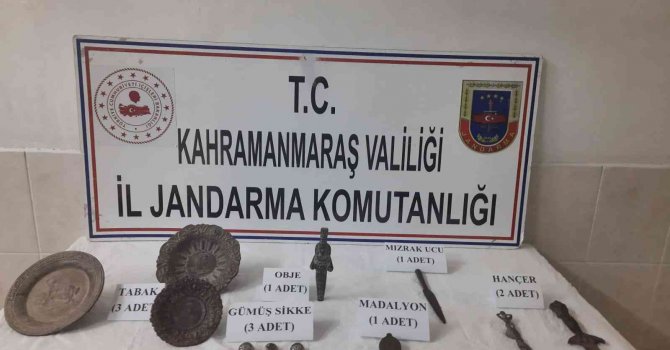 Kahramanmaraş’ta tarihi eser operasyonu