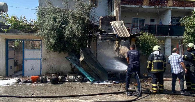 Ceyhan’da mutfak tüpleri bomba gibi patladı