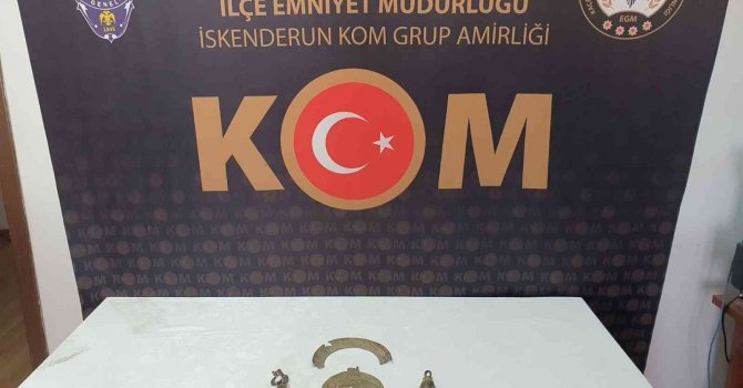 Hatay’da Roma dönemine ait tarihi eser ele geçirildi