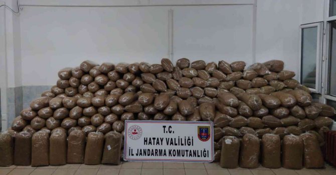 Hatay’da 2 ton kaçak tütün ele geçirildi