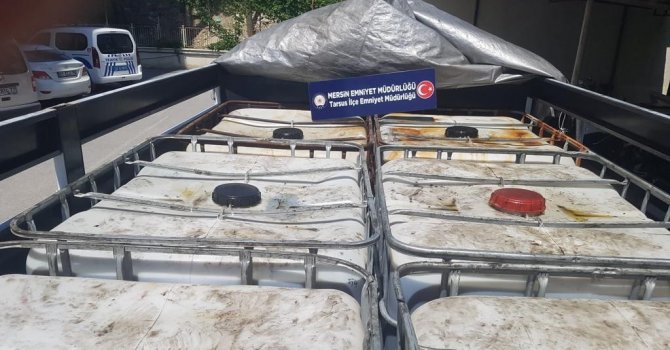 Mersin’de 5 ton 952 litre kaçak akaryakıt ele geçirildi
