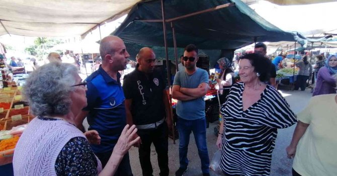 İsveçli kadın turist, alışveriş için geldiği pazarda çantasından oldu