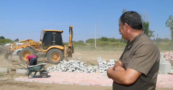 Murtuna Mahallesi 2.park alanında çalışmalar devam ediyor