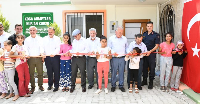 Koca Ahmetler Kur’an kursu hizmete açıldı