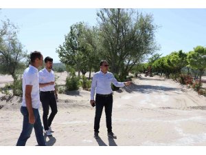 Bedre Plajı yaz sezonu için hazırlanıyor