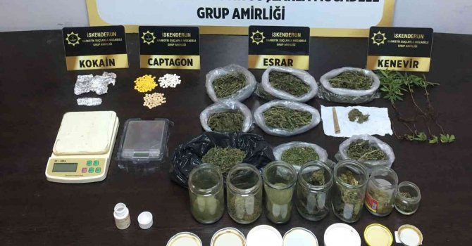 İskenderun’da uyuşturucu operasyonu: 4 gözaltı