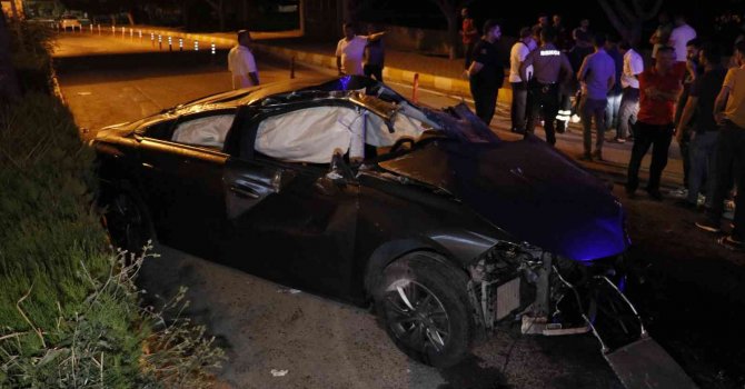 Hurdaya dönen araçtan sıyrık bile almadan çıktı