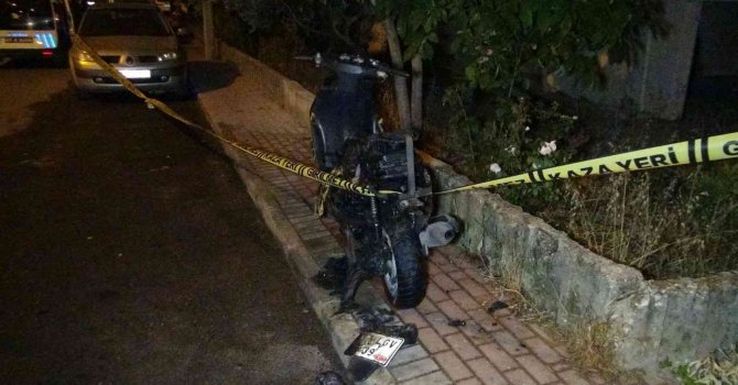 Tartıştığı babasının motosikletini yaktı