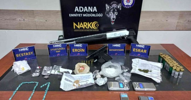 Adana’da uyuşturucu operasyonu: 4 tutuklama