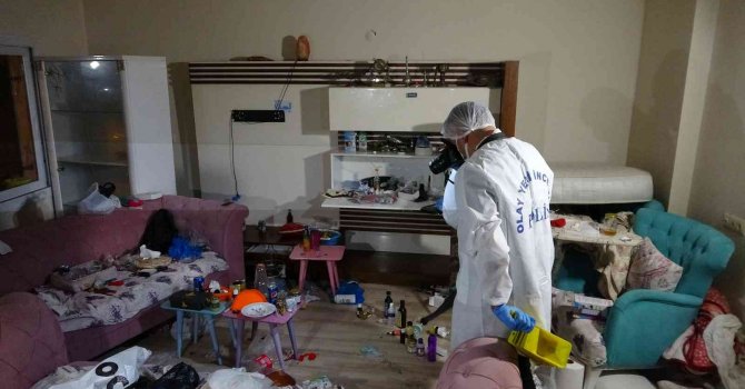 Evi uyuşturucu laboratuvarına çevirmişler