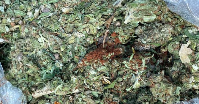 Kahve ile kamufle edilmiş 72 kilo esrar ele geçirildi