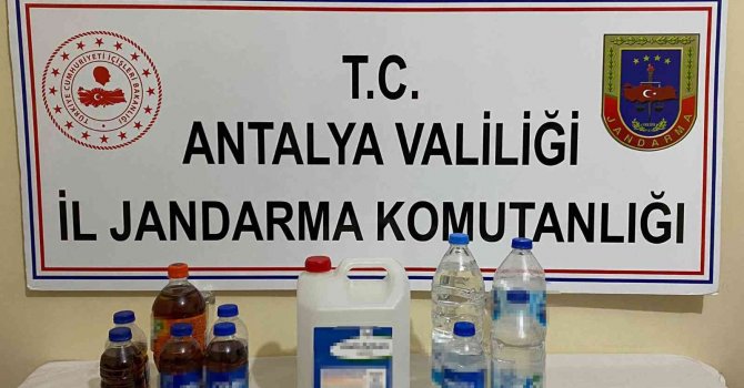 Antalya’da kaçak alkol operasyonu
