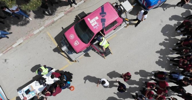 Kazalara karşı Emniyet Kemeri Simülasyon Aracı ile eğitim