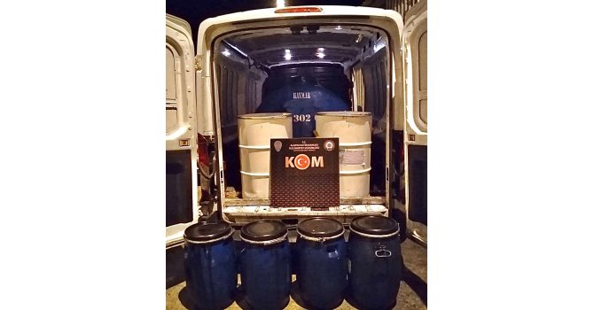 Alanya’da 2 bin 600 litre kaçak akaryakıt ele geçirildi