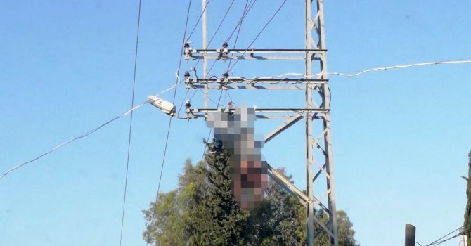 Elektrik direğinde akıma kapılarak hayatını kaybetti