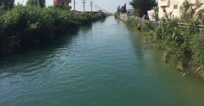 Adana’da sulama kanalına giren bir kişi kayboldu