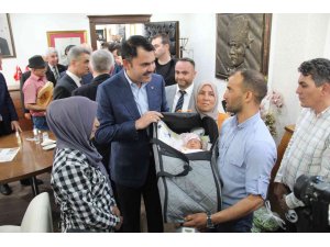 Bakan Kurum: "En güzel mutluluk, sizleri gülen yüzlerle görmektir"