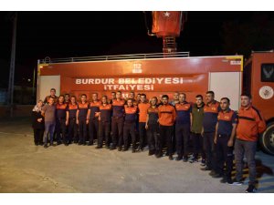 Marmaris yangın ekipleri sevinçle karşılandı