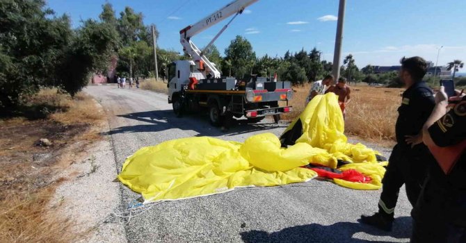Alman uyruklu iki kadın turist havada paniği yaşadı