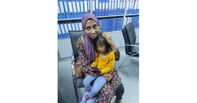 Çocuğu Hatay’a kaçırılan anne evladını teslim aldı